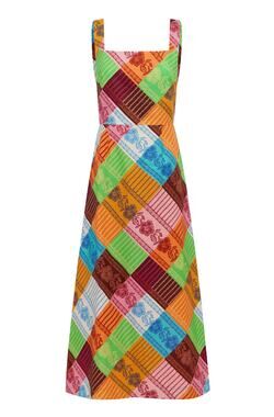 Alemais kaleidoscope midi dress